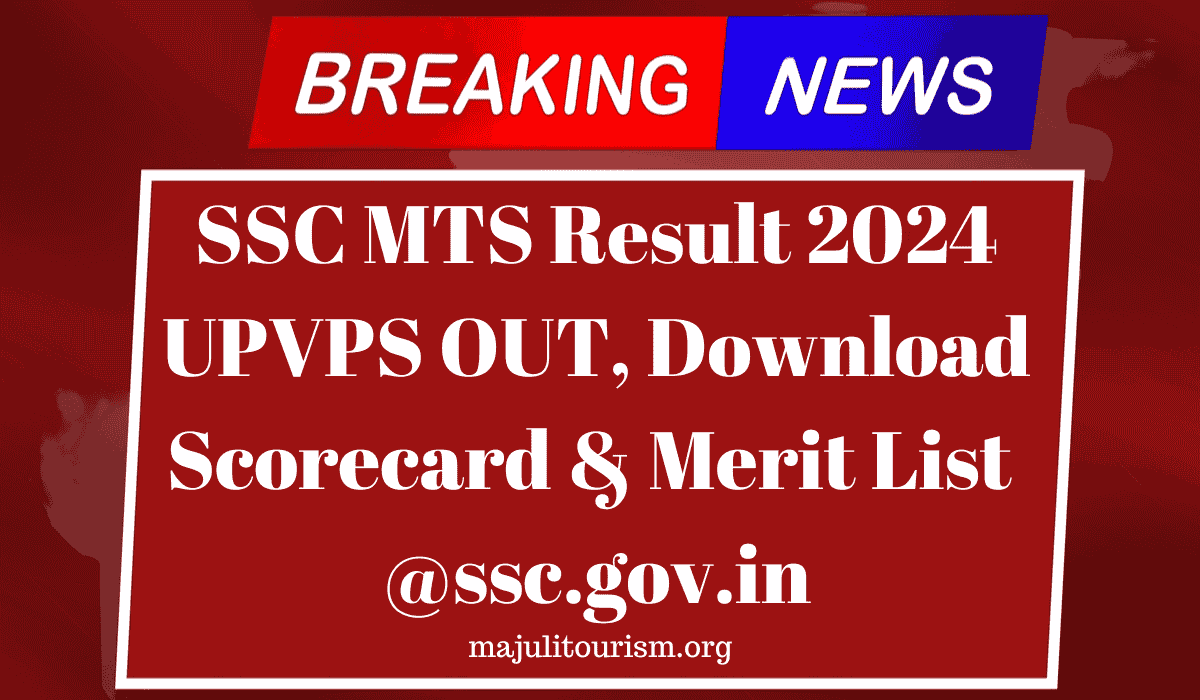 SSC MTS RESULT 2024 UPVPS