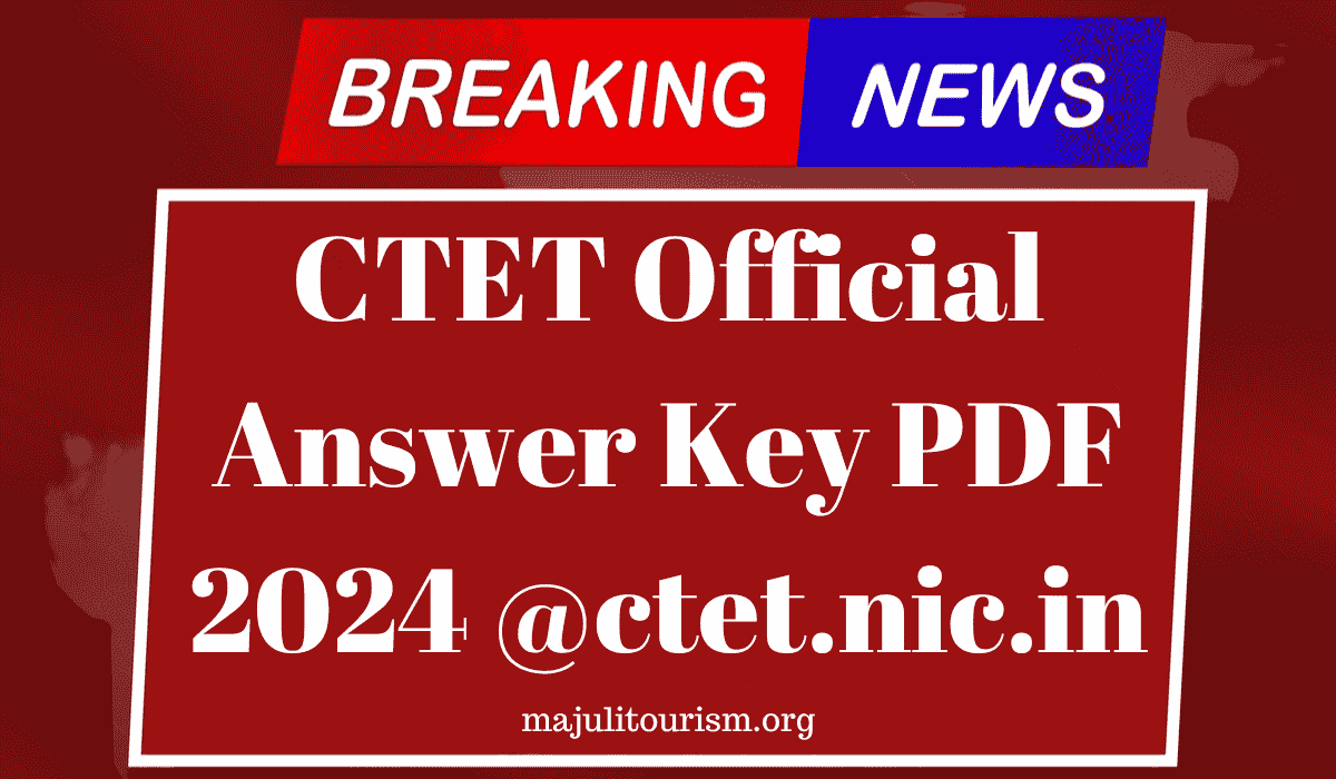 CTET Official Answer Key PDF Download 2024