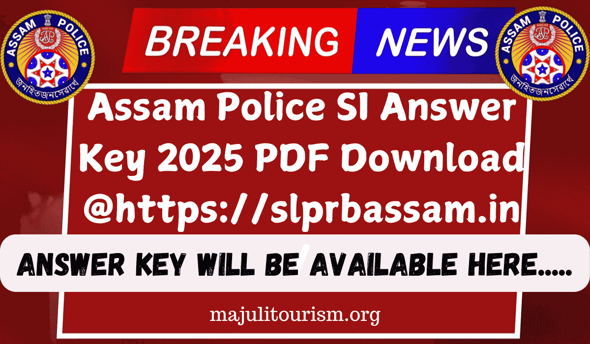 Assam Police SI Answer Key 2025