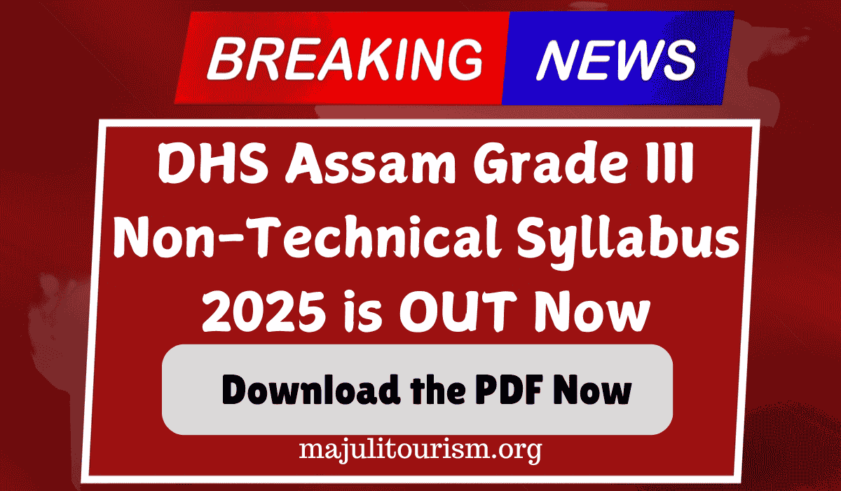 DHS Assam Grade 3 Non Technical Syllabus